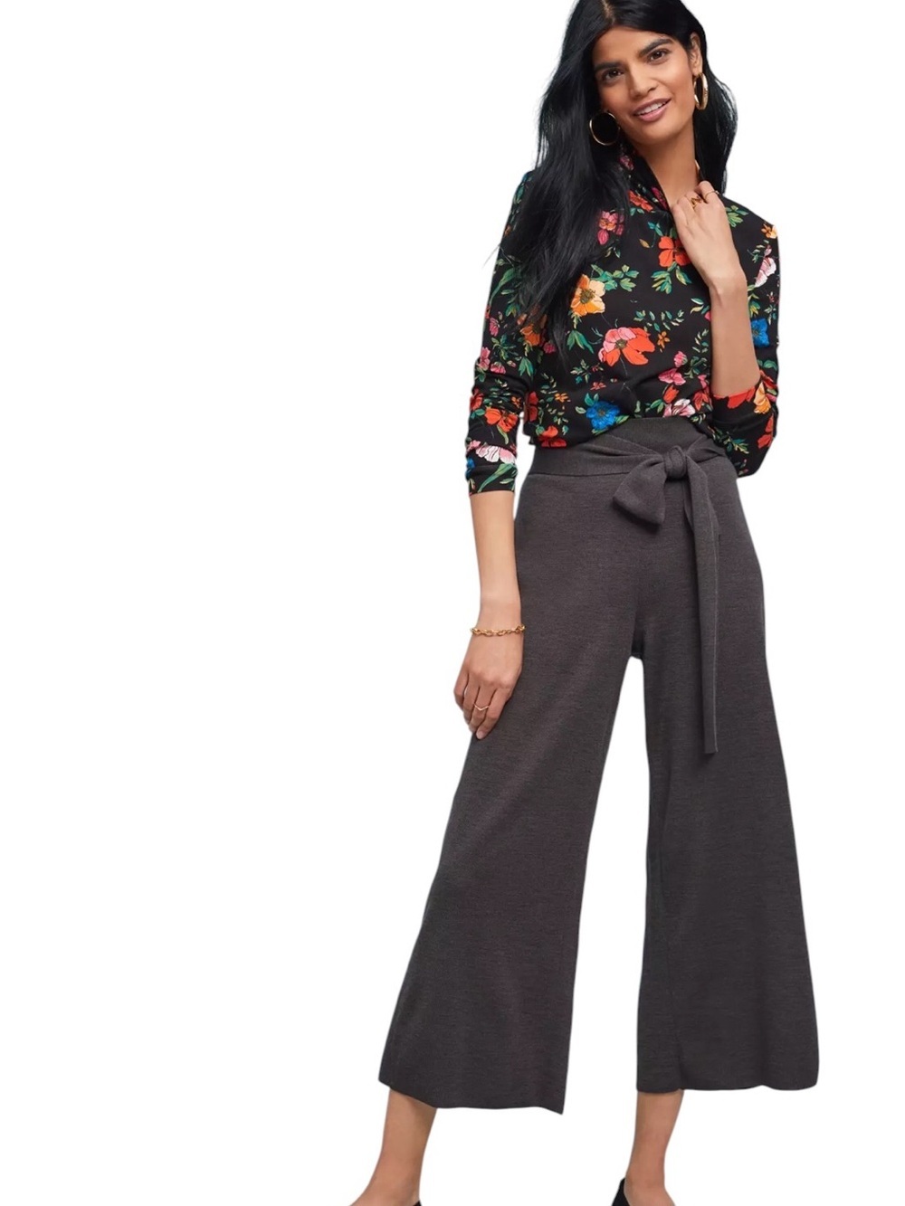 Anthropologie Moth Tie-Front Sweater Pants – Size Small
